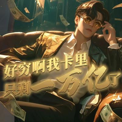 好穷啊，我卡里只剩下一万亿了